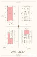 九九庄园别墅2室2厅3卫130㎡户型图